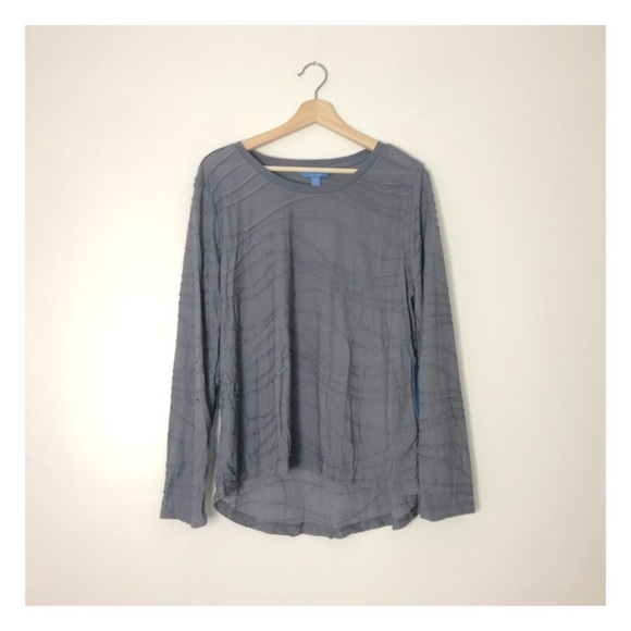 Simply Vera Vera Wang Tops - simply vera grey long sleeve shirt